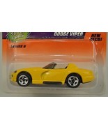 Matchbox Super Cars Yellow Dodge Viper Car Die Cast 1/64 1998 56 Series ... - £3.53 GBP