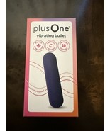 plusOne Mini Vibrator for Women 3&quot; Purple 10 Vibration Settings Waterpro... - $369.05 MXN