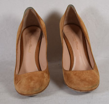 Gianivito Rossi Womens Linda Mid Round Toe Chunky Heels Brown Suede Pump... - £78.95 GBP
