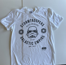Star Wars Stormtrooper Galactic Empire Shirt White Size Med, Pre-Owned - $14.03