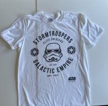 Star Wars Stormtrooper Galactic Empire Shirt White Size Med, Pre-Owned - £11.03 GBP