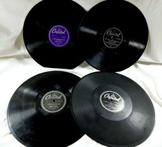 lot of 4 Vintage Capitol Vocal Records  - £23.74 GBP