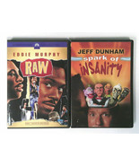 Lot of 2 Comedy EDDIE MURPHY Raw JEFF DUNHAM Spark of Insanity Movie DVDs - £8.25 GBP