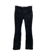 Pilcro Anthropologie The Icon Flare Stretch Black Denim Jeans Womens 27 ... - $19.00