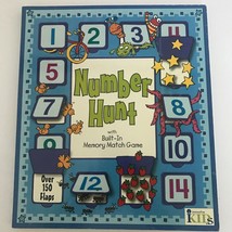 Number Hunt with Built-In Memory Match Game by Lee Vietro Early Learning Fun - £15.98 GBP