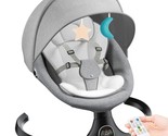 KMAIER Electric Baby Swing For Infants, 5 Speeds,Bluetooth,Play’s 10 Lul... - $91.63
