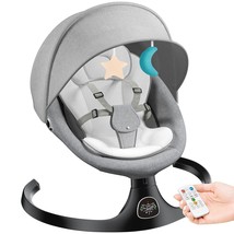 KMAIER Electric Baby Swing For Infants, 5 Speeds,Bluetooth,Play’s 10 Lul... - £73.24 GBP