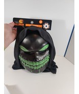 NEW Black Green Light Up Halloween Mask Ghoul Adult One Size Fits Most C... - $23.04 CAD