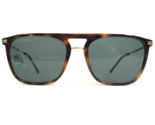Lacoste Sunglasses L606SND 214 Gold Tortoise Square Frames with Green Le... - $79.19