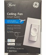 GE Cync Alexa Google Wi-Fi Smart Ceiling Fan Switch White Free Shipping - €21,49 EUR