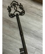 22&quot; Antique Ornamental Cast Iron Key  Wall Decor Hanging  Victorian VTG ... - $59.35