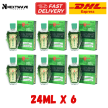6 X Eagle Brand Medicated Oil For Pain Relief 24ml DHL Free Shipping - $95.14