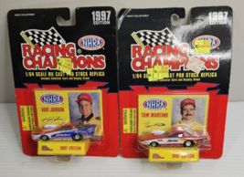 Lot of 2 Racing Champions NHRA 1997 Edition 1:64, Kurt Johnson &amp; Tom Martino - $15.40