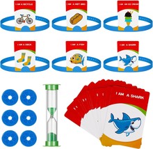 Headband Game Fun Guessing Game Quick Question Game Set Includes Headbands Pictu - £29.88 GBP