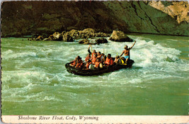 Cody Wyoming Shoshone River Float Postcard Rafting Vintage Postcard (CC1) - £5.05 GBP
