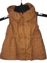 Aspen Kids Girls Vest Size Medium Brown - £10.96 GBP