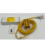 NEW Turck VB 60.5-5 Multi Box Junction Box 6-port M12 Female 5m Cable U0221 - $812.76 MXN