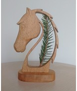 Wooden Horse Head Sculpture – Year of the Horse 2026 Symbol - €51,00 EUR