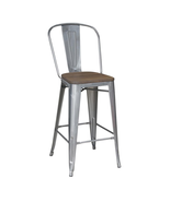 29 in. Matte Gunmetal Backed Bar Stool (Set of 2) by StyleWell - £47.20 GBP
