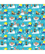 1 Roll Teal Paw Patrol  Christmas Gift wrapping Paper 50 sq ft - £6.29 GBP