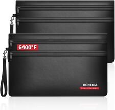 12-Layer Fireproof Cash Wallets with Dual Zipper: Secure &amp; Stylish Storage - $62.32