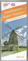 2009 AAA CAA Map Northeastern States Provinces North America Regional Se... - $9.85