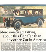 Willys Overland Six Cylinder 1925 Advertisement Lithograph Automobilia D... - $82.25 CAD