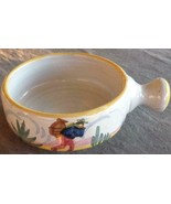 Vintage Hand Crafted Terracotta Pottery Handled Soup Cup - Peru - GORGEO... - $23.07 CAD