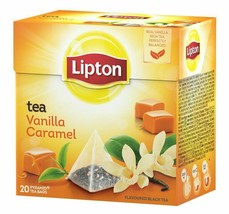 6x Lipton Tea Vanilla Caramel = 120 Pyramid Tea/Infusion (6 Boxes x 20 T... - $22.89