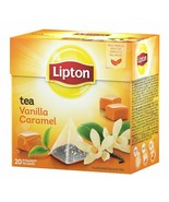 6x Lipton Tea Vanilla Caramel = 120 Pyramid Tea/Infusion (6 Boxes x 20 T... - £17.99 GBP
