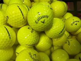 24 Yellow Callaway Warbird  Near Mint AAAA Used Golf Balls - $25.11