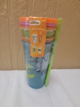 ZAK! Minions Glow In the Dark Tumblers Includes Matching Straws 4 pk 24 oz - £15.20 GBP