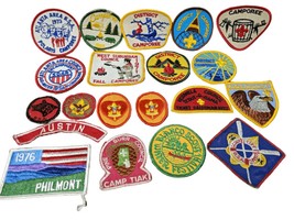 Vintage boy Scout patch Lot Camporee  Blanco Water festival 1976 Philmon... - £151.66 GBP