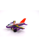 Vintage Northwest Orient Jumbo B747 Tin &amp; Plastic Plane Toy Made in Japan - $14.84