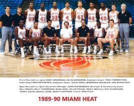 1989-90 Miami Heat 8X10 Team Photo Basketball Picture Nba - £3.88 GBP