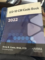 ICD-10-CM Code Book, 2022 Spiral Edition - $28.99