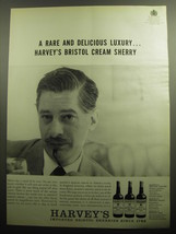 1958 Harvey's Bristol Cream Sherry Ad - A rare and delicious luxury - $18.49