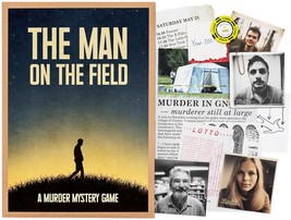 Cold Case Cames The Man on The Field an Murder Mystery Game - £46.13 GBP