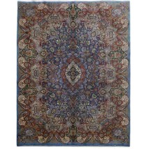 Vintage 10x13 Authentic Hand-knotted Signed Kashmar Rug B-82242 - £2,349.29 GBP