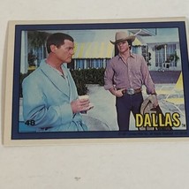 Dallas Tv Show Trading Card #48 JR Ewing Larry Hangman Patrick Duffy - £1.96 GBP