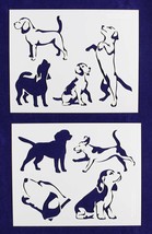 Beagle Dog Stencils-2 pc Set-14 Mil Mylar- Painting/Crafts/Template - £16.75 GBP