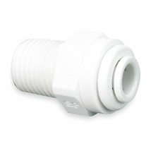 IPW Industries Inc-John Guest - Acetal Male Connector Quick Connect Fitting 1/4&quot; - £1.16 GBP