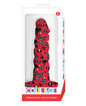 Collage Goth Girl Twisted Silicone Dildo - £41.10 GBP