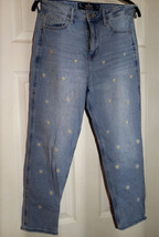 Hollister Womens Ultra HIGH-RISE Mom Vintage Stretch Blue J EAN - Free Shipping - £27.91 GBP