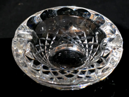 WATERFORD CRYSTAL Ashtray - 3.5&quot; Cut Glass Signed Ireland Vintage Home D... - $556.81 MXN