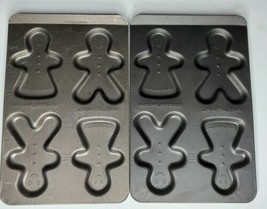 Nestle Toll House Baking Pans Mold Cookie Kids Gingerbread Boy Girl Non Stick  - £11.07 GBP