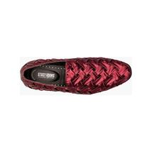 Stacy Adams Savoir Satin Textile Upper Shoes 25611-601 Burgundy image 4