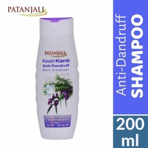 Patanjali Kesh Kanti Anti-Dandruff Hair Cleanser Shampoo, 200ml (Pack of 1) - £11.25 GBP