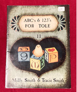 ABC&#39;s &amp; 123&#39;s For Tole by Milly Smith &amp; Tracie Smith 1985 painting patte... - £3.12 GBP