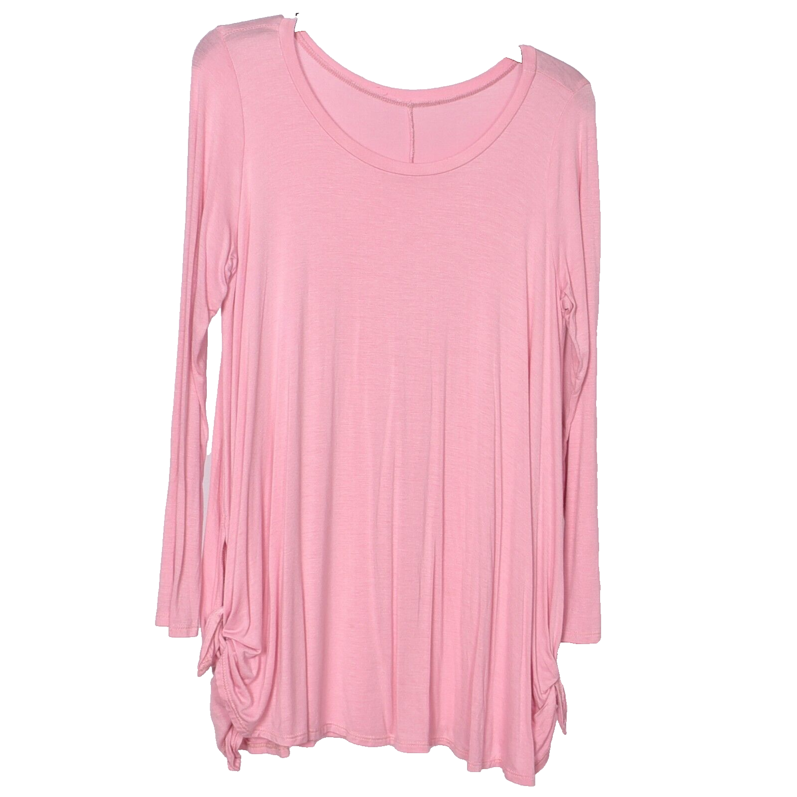 Women&#39;s Light Pink Tunic Top Side Ties Size Medium - $15.65